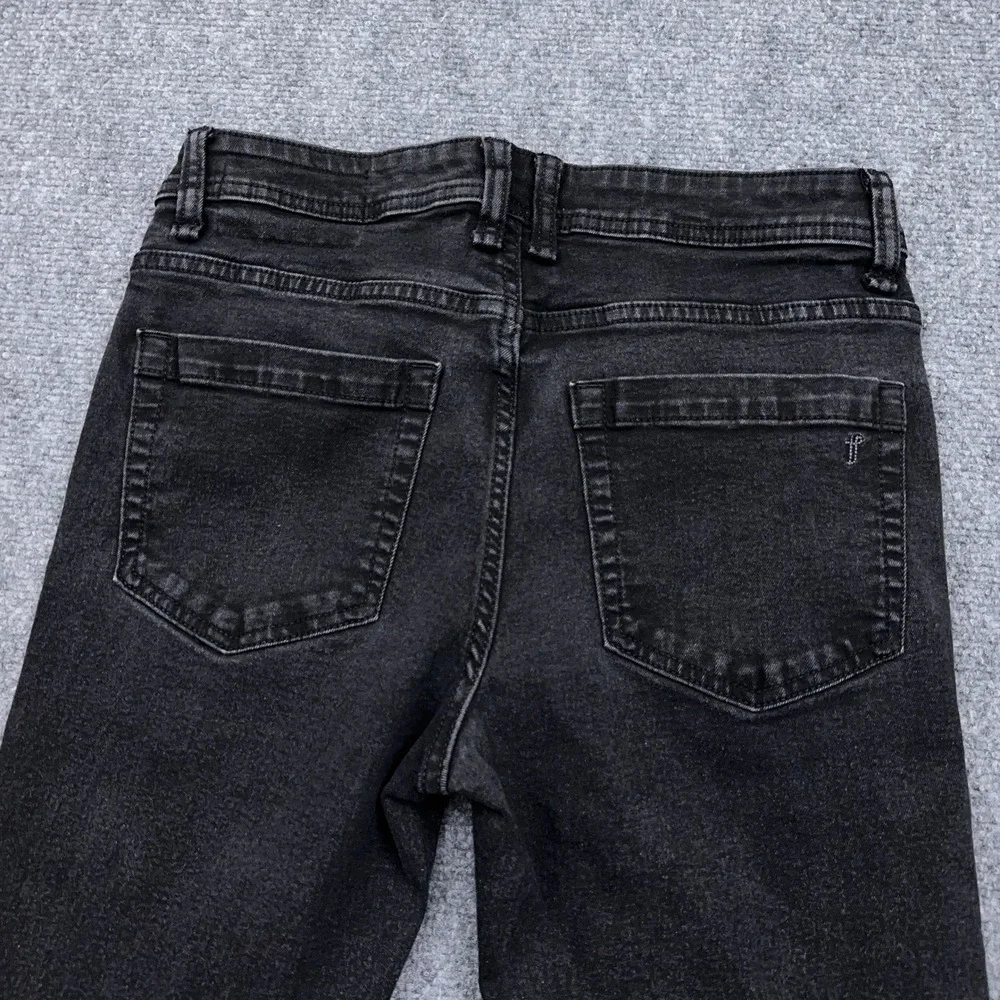 The Perfect Jean NYC Slim Fit Jeans Mens 28x30 Steel Faded Black Stretch Denim